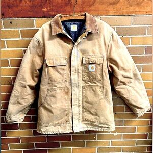 Vintage Carhartt Bomber Jacket Wool Lined